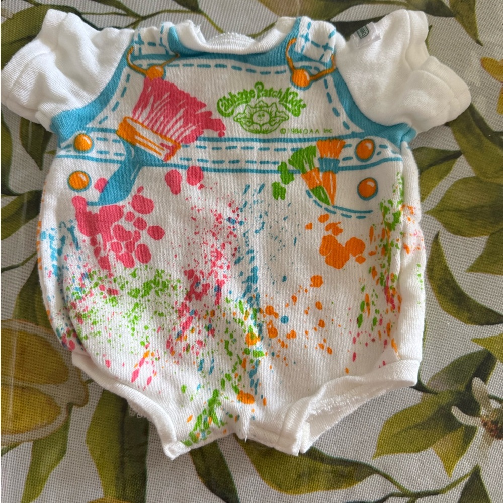 Cabbage Patch Kids Painters Onesie